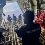 USCG C130 on patrol in Niue EEZ
