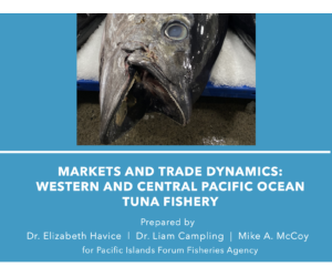 MARKETS AND TRADE DYNAMICS: WESTERN AND CENTRAL PACIFIC OCEAN TUNA FISHERY